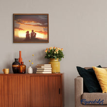 Carica l'immagine nel visualizzatore di Gallery, Dipingere con i numeri - Coppia Che Osserva Il Tramonto