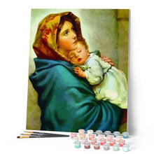 Carica l'immagine nel visualizzatore di Gallery, Dipingere con i numeri - Madre Che Tiene Il Suo Bambino Figured'Art