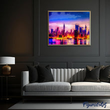 Carica l'immagine nel visualizzatore di Gallery, Dipingere con i numeri - Città Di Notte