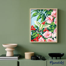 Carica l'immagine nel visualizzatore di Gallery, Dipingere con i numeri - Colibrì Nei Fiori