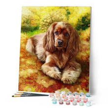 Carica l'immagine nel visualizzatore di Gallery, Dipingere con i numeri - Il Golden Retriever Figured'Art