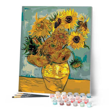 Carica l'immagine nel visualizzatore di Gallery, Dipingere con i numeri - Van Gogh - Girasoli Figured'Art