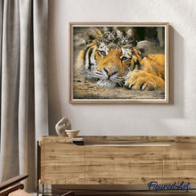 Carica l'immagine nel visualizzatore di Gallery, Dipingere con i numeri - Gattini E Tigre