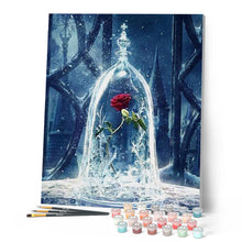 Carica l'immagine nel visualizzatore di Gallery, Dipingere con i numeri - Rosa Incantata La Bella E La Bestia Figured'Art