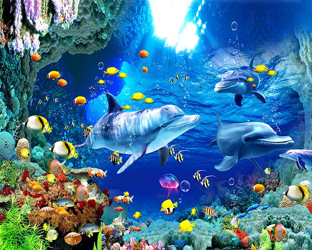 Dipingere con i numeri | Delfini E Mare | Figured'Art