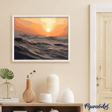 Carica l'immagine nel visualizzatore di Gallery, Dipingere con i numeri - Tramonto Nel Deserto