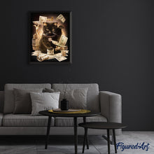 Carica l'immagine nel visualizzatore di Gallery, Dipingere con i numeri - Gatto D'Affari