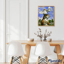 Carica l'immagine nel visualizzatore di Gallery, Dipingere con i numeri - Ombrello Margherite E Gatto