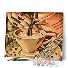 Carica l'immagine nel visualizzatore di Gallery, Dipingere con i numeri - Amore Per Il Caffè Figured'Art