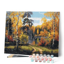 Carica l'immagine nel visualizzatore di Gallery, Dipingere con i numeri - Paesaggio Autunnale Figured'Art