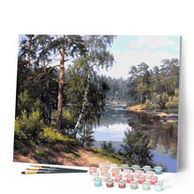 Carica l'immagine nel visualizzatore di Gallery, Dipingere con i numeri - Vicino Al Fiume Figured'Art