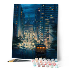 Carica l'immagine nel visualizzatore di Gallery, Dipingere con i numeri - Notte In Città Figured'Art