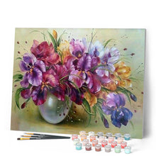 Carica l'immagine nel visualizzatore di Gallery, Dipingere con i numeri - Fiore Colorato Figured'Art