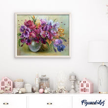 Carica l'immagine nel visualizzatore di Gallery, Dipingere con i numeri - Fiore Colorato