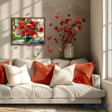 Carica l'immagine nel visualizzatore di Gallery, Dipingere con i numeri - Bouquet Di Fiori Rossi