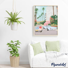 Carica l'immagine nel visualizzatore di Gallery, Dipingere con i numeri - Poster di viaggio a Beverly Hills