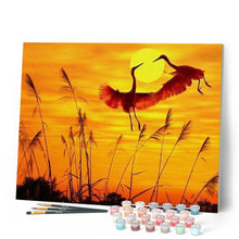 Carica l'immagine nel visualizzatore di Gallery, Dipingere con i numeri - Gru Al Tramonto Figured'Art