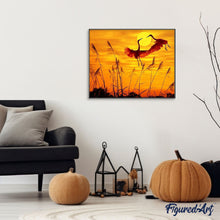 Carica l'immagine nel visualizzatore di Gallery, Dipingere con i numeri - Gru Al Tramonto
