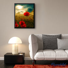 Carica l'immagine nel visualizzatore di Gallery, Dipingere con i numeri - Fiori Rossi E Luce Solare