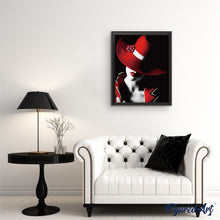 Carica l'immagine nel visualizzatore di Gallery, Dipingere con i numeri - Ragazza Con Cappello Rosso