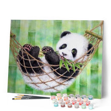 Carica l'immagine nel visualizzatore di Gallery, Dipingere con i numeri - Panda Ed Amaca Figured'Art