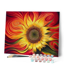 Carica l'immagine nel visualizzatore di Gallery, Dipingere con i numeri - Girasole Rosso Figured'Art