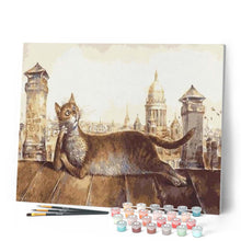 Carica l'immagine nel visualizzatore di Gallery, Dipingere con i numeri - Gatto Costruttore Figured'Art