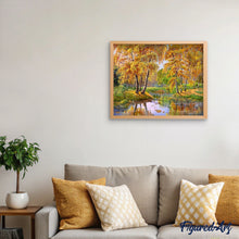 Carica l'immagine nel visualizzatore di Gallery, Dipingere con i numeri - Foresta Gialla