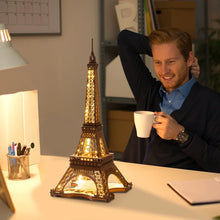 Carica l&#39;immagine nel visualizzatore di Gallery, Puzzle 3D - Notte della Torre Eiffel