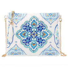 Carica l'immagine nel visualizzatore di Gallery, Borsa Diamond Painting - Piastrella marocchina azzurra Figured'Art