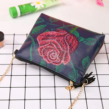 Carica l'immagine nel visualizzatore di Gallery, Borsa Diamond Painting - Rosa di mezzanotte