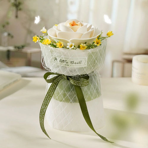 Puzzle 3D - Camelia bianca