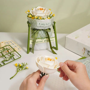 Puzzle 3D - Camelia bianca