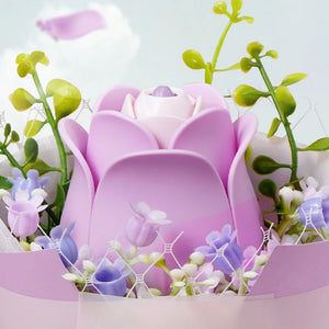 Puzzle 3D - Rosa Viola