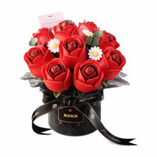 Carica l'immagine nel visualizzatore di Gallery, Puzzle 3D - Bouquet di rose rosse