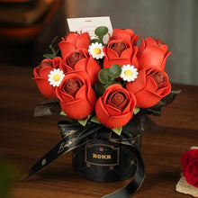 Carica l'immagine nel visualizzatore di Gallery, Puzzle 3D - Bouquet di rose rosse