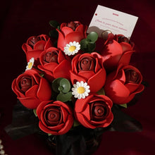 Carica l'immagine nel visualizzatore di Gallery, Puzzle 3D - Bouquet di rose rosse