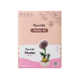 Puzzle 3D - Peonia