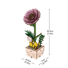 Carica l&#39;immagine nel visualizzatore di Gallery, Puzzle 3D - Peonia