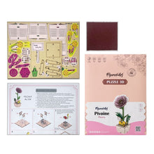Carica l&#39;immagine nel visualizzatore di Gallery, Puzzle 3D - Peonia
