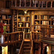 Carica l'immagine nel visualizzatore di Gallery, Casa in Miniatura 3D - Sala dei Libri da Sogno