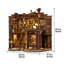 Carica l'immagine nel visualizzatore di Gallery, Casa in Miniatura 3D - Sala dei Libri da Sogno