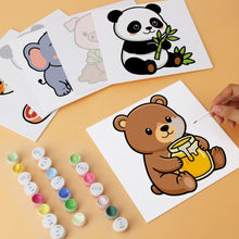 Carica l'immagine nel visualizzatore di Gallery, Mini Set Dipingere con i Numeri 20x20cm (6 pezzi) - Teneri e Affamati
