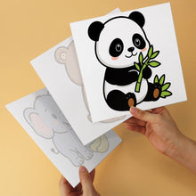 Carica l'immagine nel visualizzatore di Gallery, Mini Set Dipingere con i Numeri 20x20cm (6 pezzi) - Teneri e Affamati