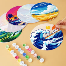 Carica l'immagine nel visualizzatore di Gallery, Mini Set Dipingere con i Numeri - Dischi di Ø20cm (6 pezzi) - Meraviglie della Natura