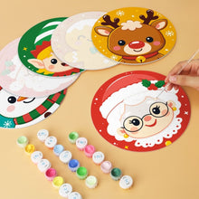 Carica l'immagine nel visualizzatore di Gallery, Mini Set Dipingere con i Numeri - Dischi di Ø20cm (6 pezzi) - Set Festivo 2