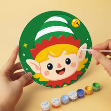 Carica l'immagine nel visualizzatore di Gallery, Mini Set Dipingere con i Numeri - Dischi di Ø20cm (6 pezzi) - Set Festivo 2
