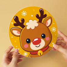 Carica l'immagine nel visualizzatore di Gallery, Mini Set Dipingere con i Numeri - Dischi di Ø20cm (6 pezzi) - Set Festivo 2