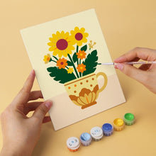 Carica l'immagine nel visualizzatore di Gallery, Mini Set Dipingere con i Numeri 15x20cm (6 pezzi) - Tazze di Petali