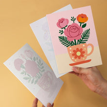 Carica l'immagine nel visualizzatore di Gallery, Mini Set Dipingere con i Numeri 15x20cm (6 pezzi) - Tazze di Petali
